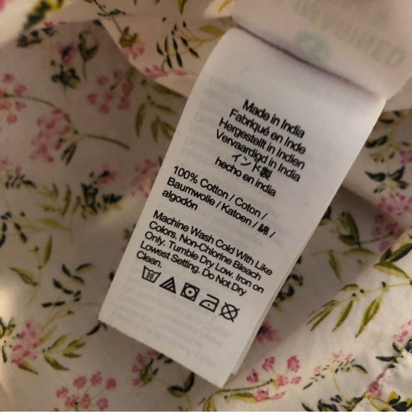 J Crew Cotton Floral Blouse - Picture 4 of 4